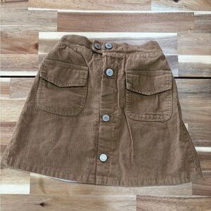 Girl’s Brown Corduroy Welaken Skirt size 10